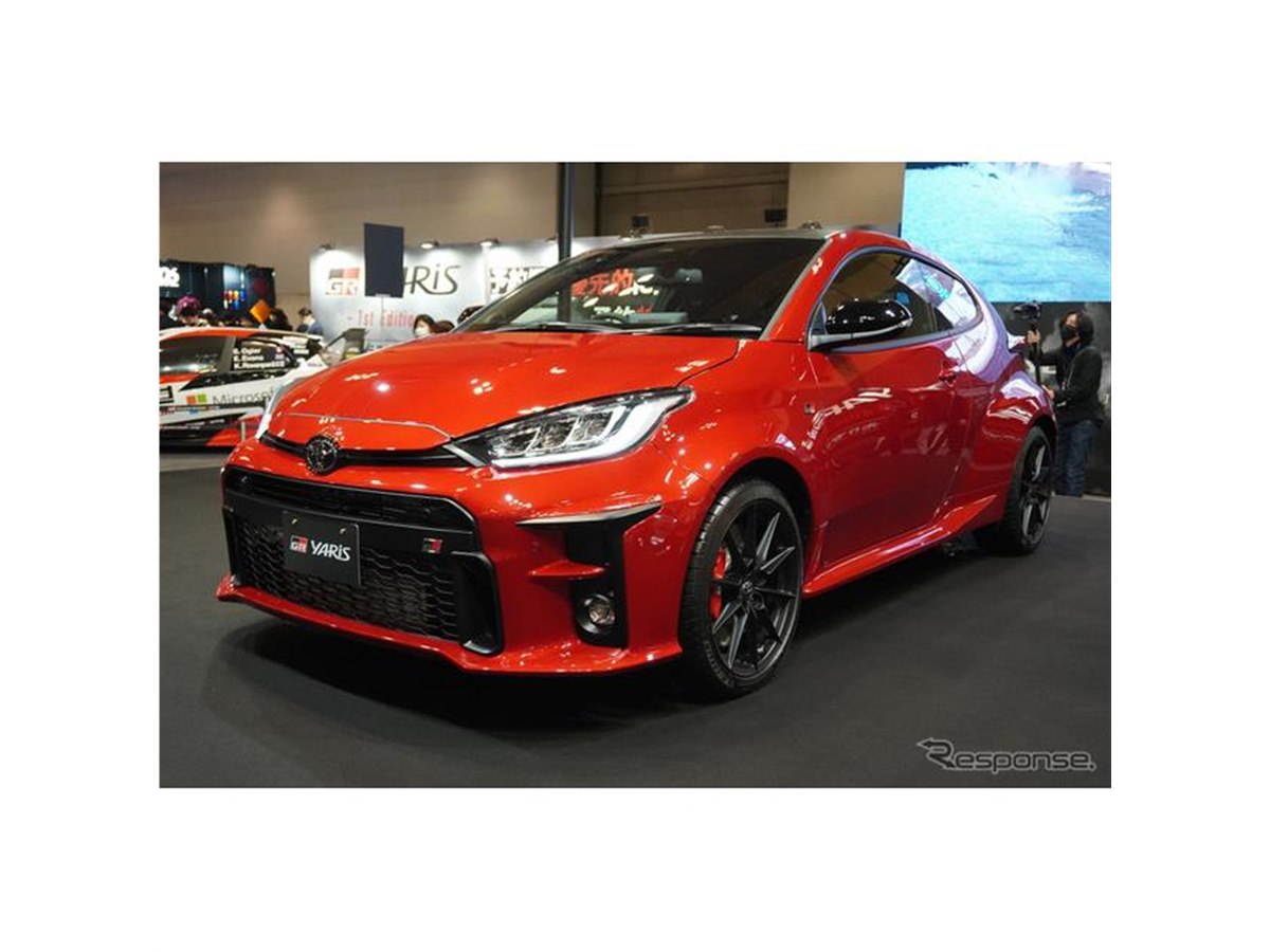 真っ赤な『GRヤリス』特別仕様を初公開…大阪オートメッセ2020 - 価格.com