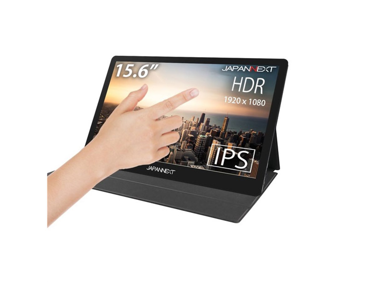JAPANNEXT、タッチパネル対応の15.6型モバイルモニター - 価格.com
