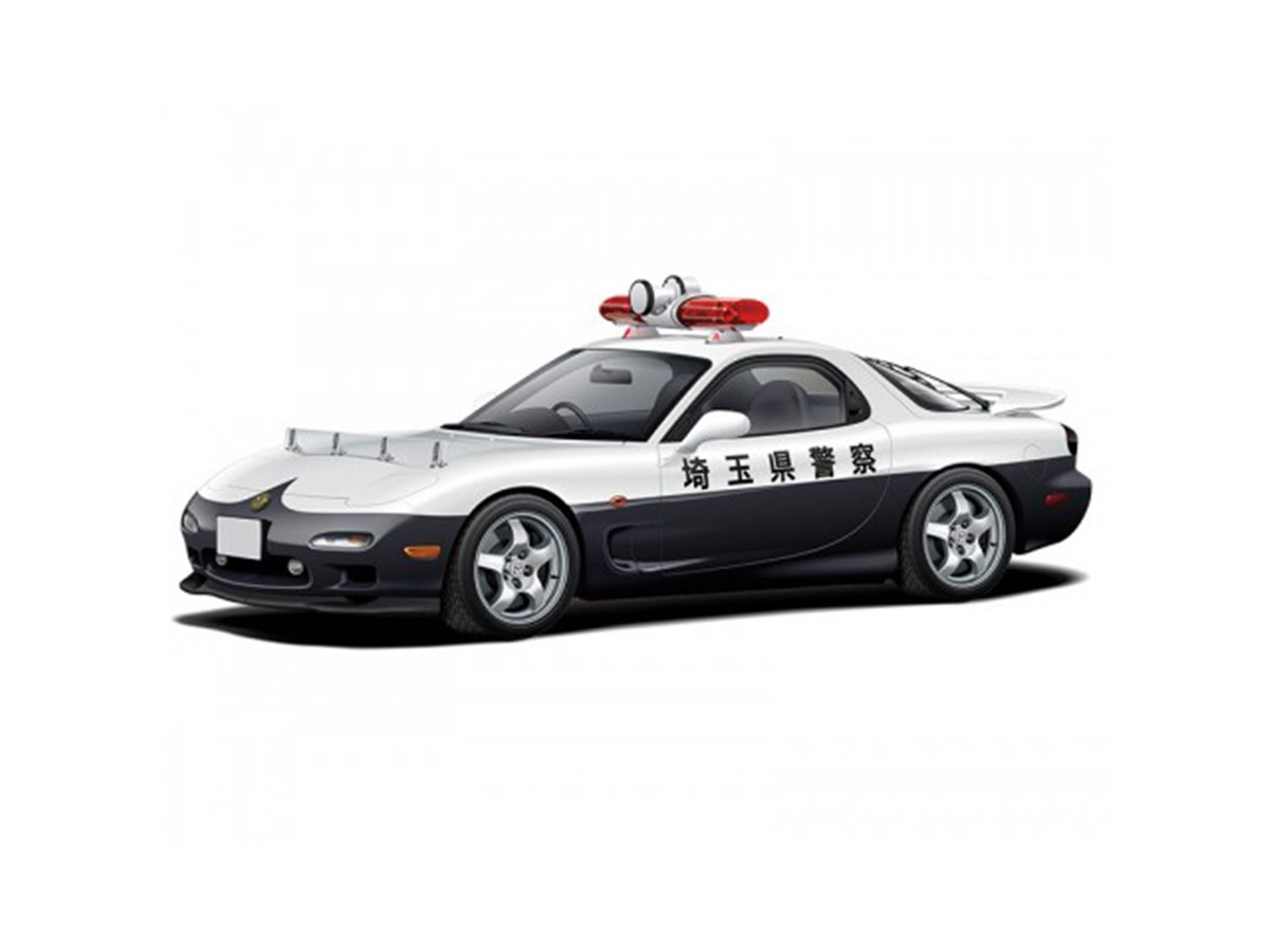 AOSHIMA、マツダ「FD3S型RX-7」レーダーパトカーを専用部品で
