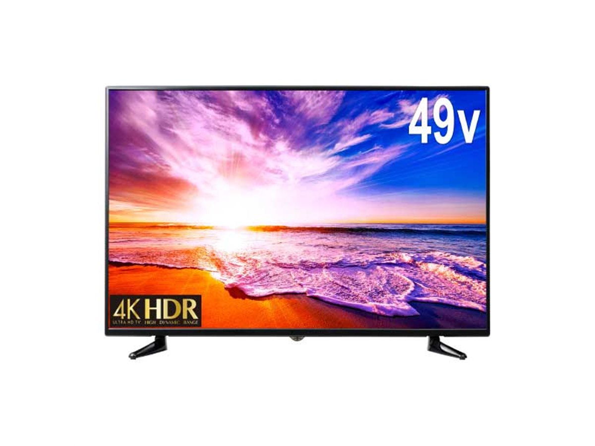 グリーンハウス、税別39,800円で49V型4Kテレビのメーカー再生品を販売 