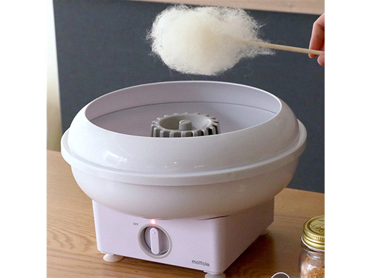 自宅で楽しめる「綿あめメーカー」発売、オリジナルレシピブック付き