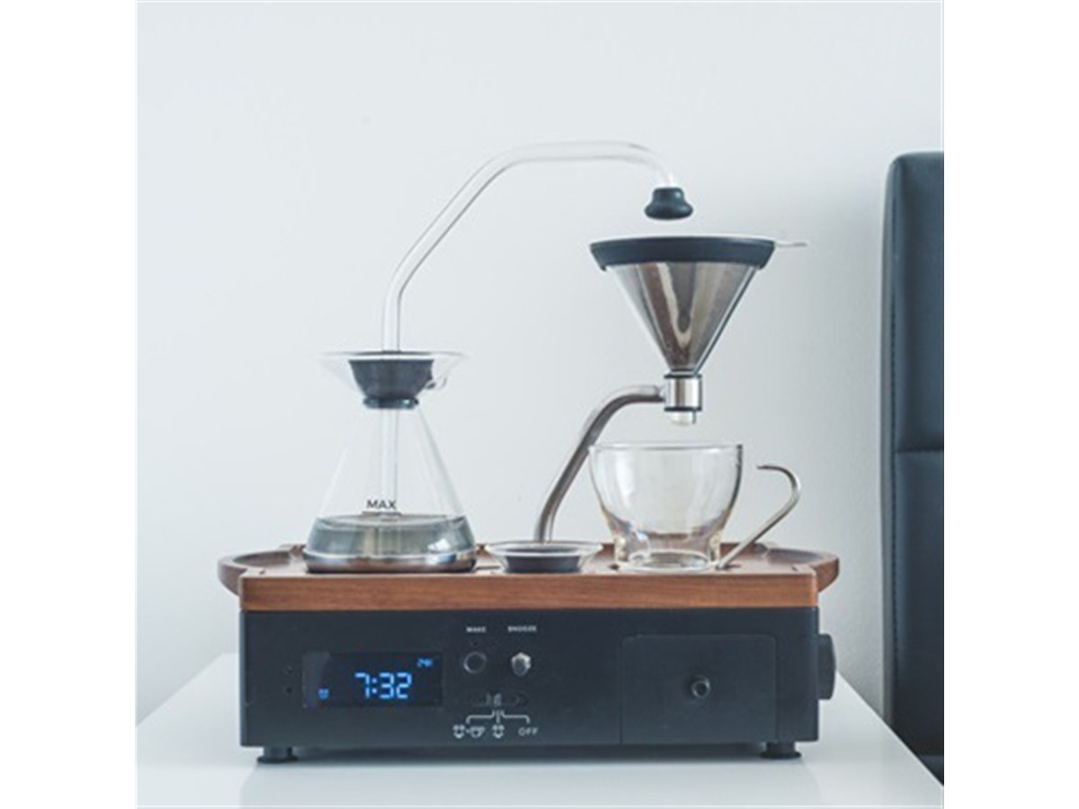 【中古】バリシーア・目覚まし時計付きコーヒーメーカー Amazon | Barisieur バリシーア 目覚まし時計付き コーヒー