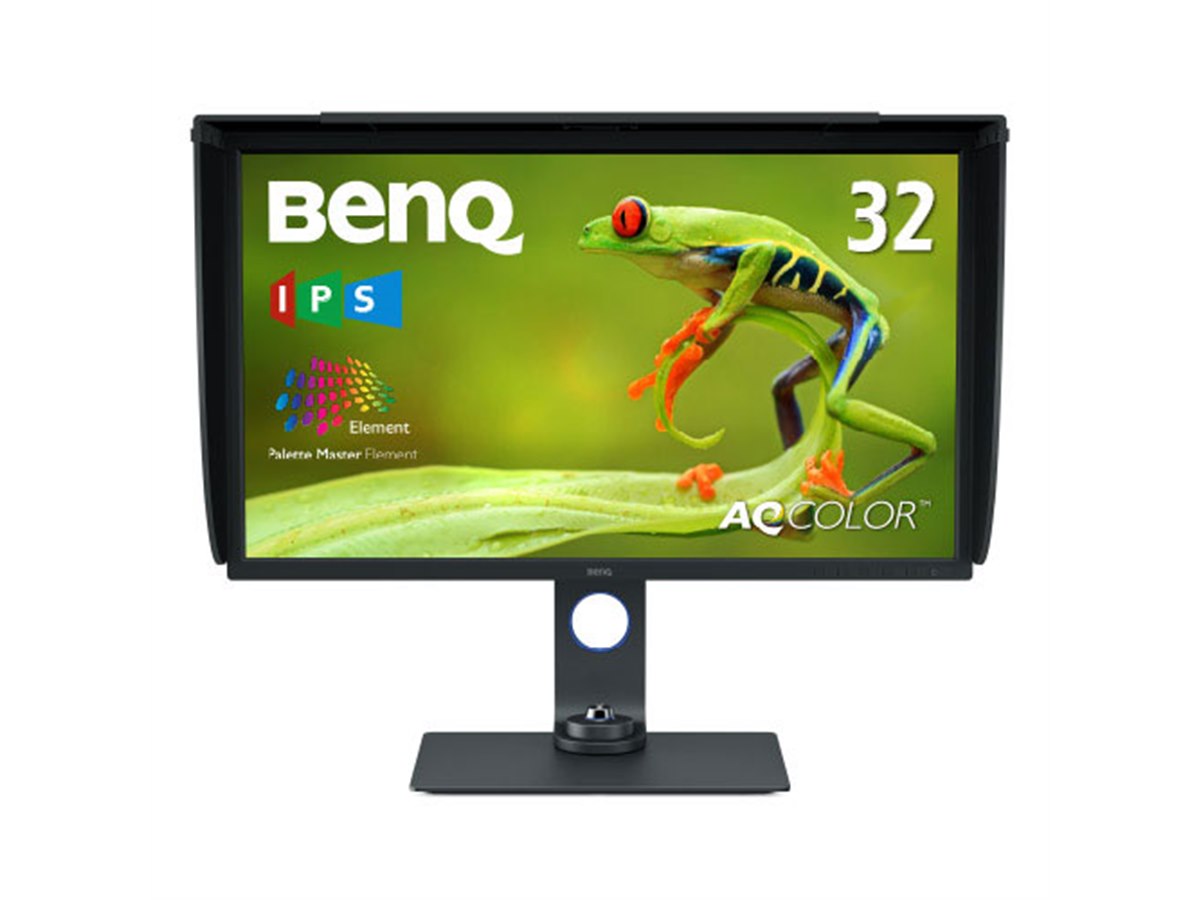 BenQ 32型 4Kモニター 遮光フード SW321C BenQ、写真・動画編集のプロ
