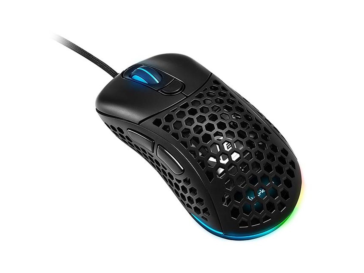 Sharkoon、ハニカム構造で62gを実現したゲーミングマウス「Light2 200