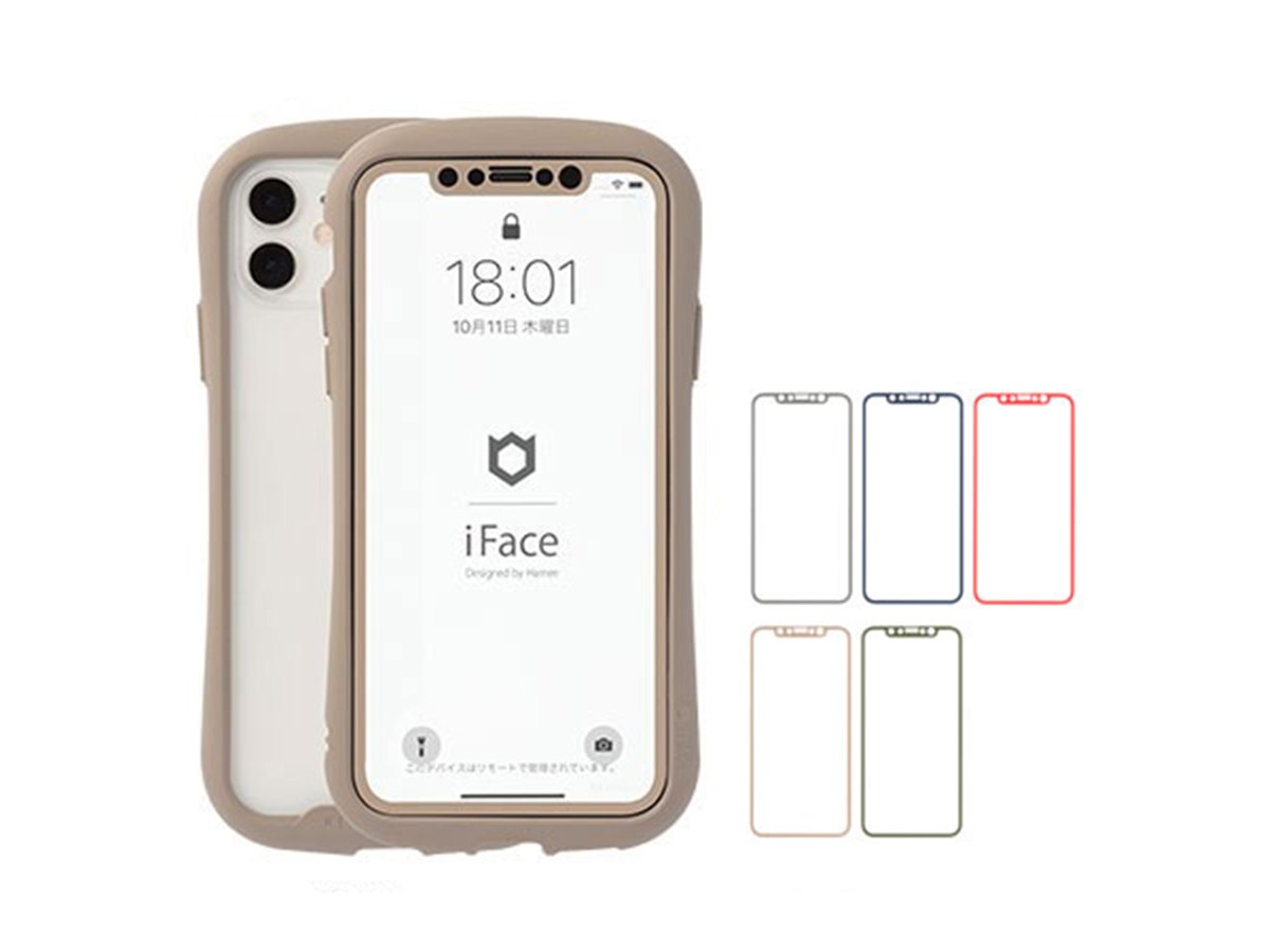 Hamee、iFaceケース用ガラス保護フィルムに「Reflectionカラー
