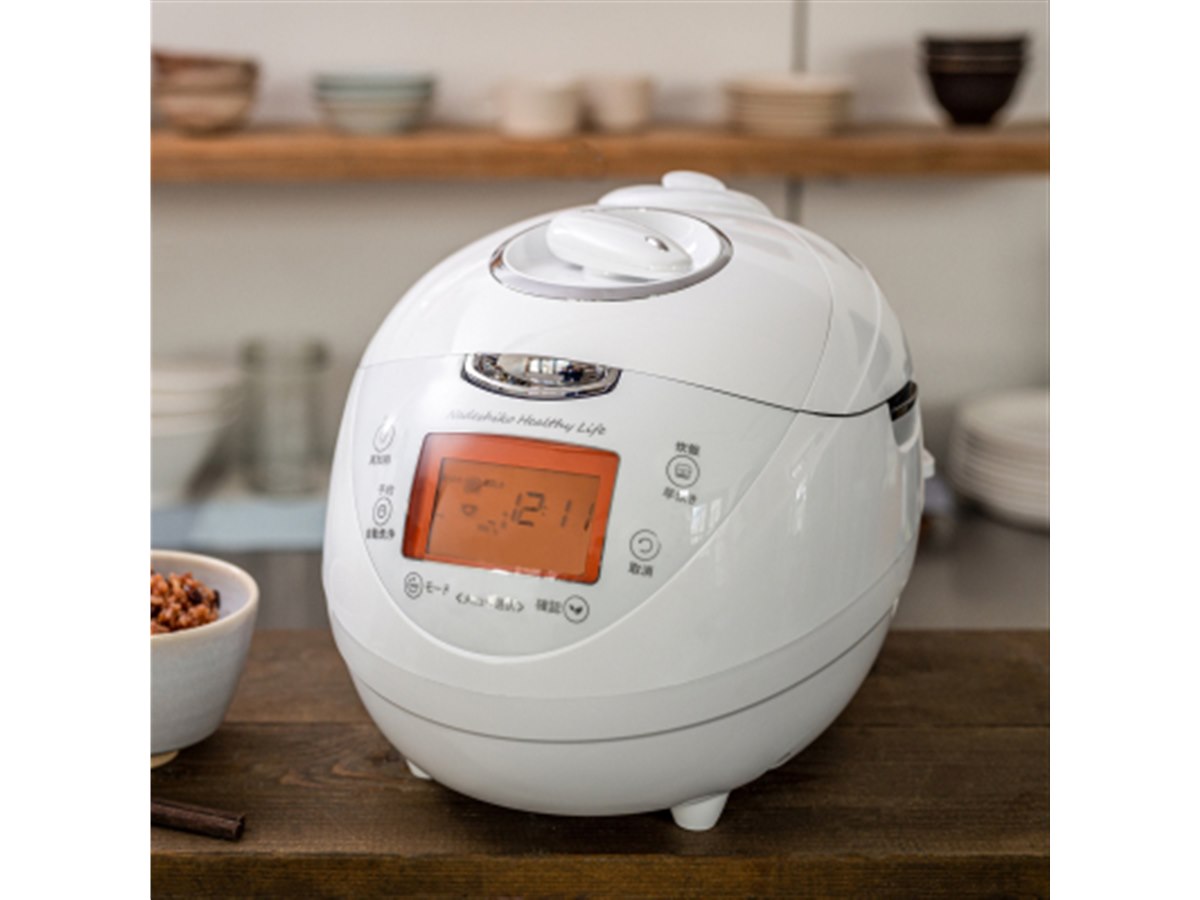 はつが、「発芽玄米炊飯/圧力調理/パン発酵焼き」対応の炊飯器