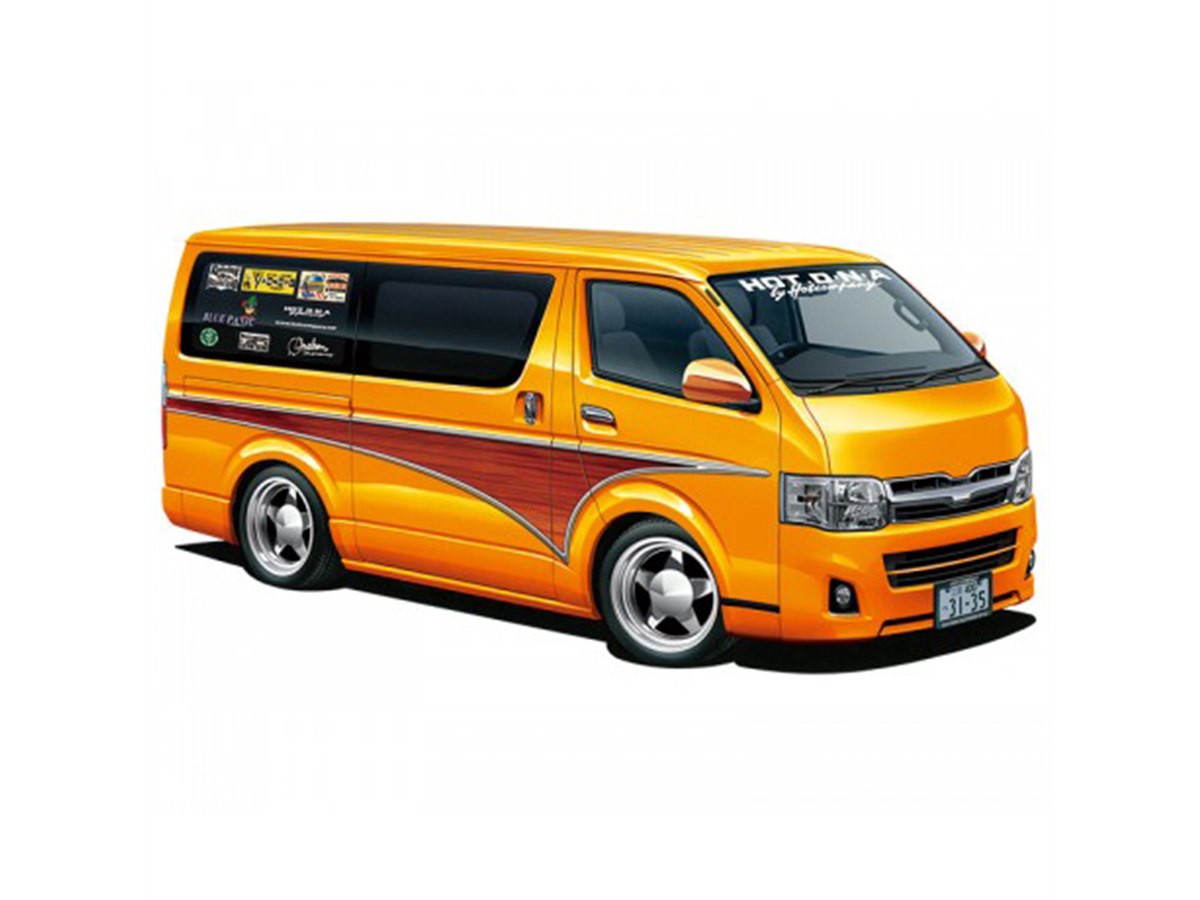 と*じ様 ★激レア★コレクター必見！ トヨタ ハイエース SV プラモデル グン AOSHIMA、「ホットカンパニー TRH200V ハイエース '12」などトヨタ2