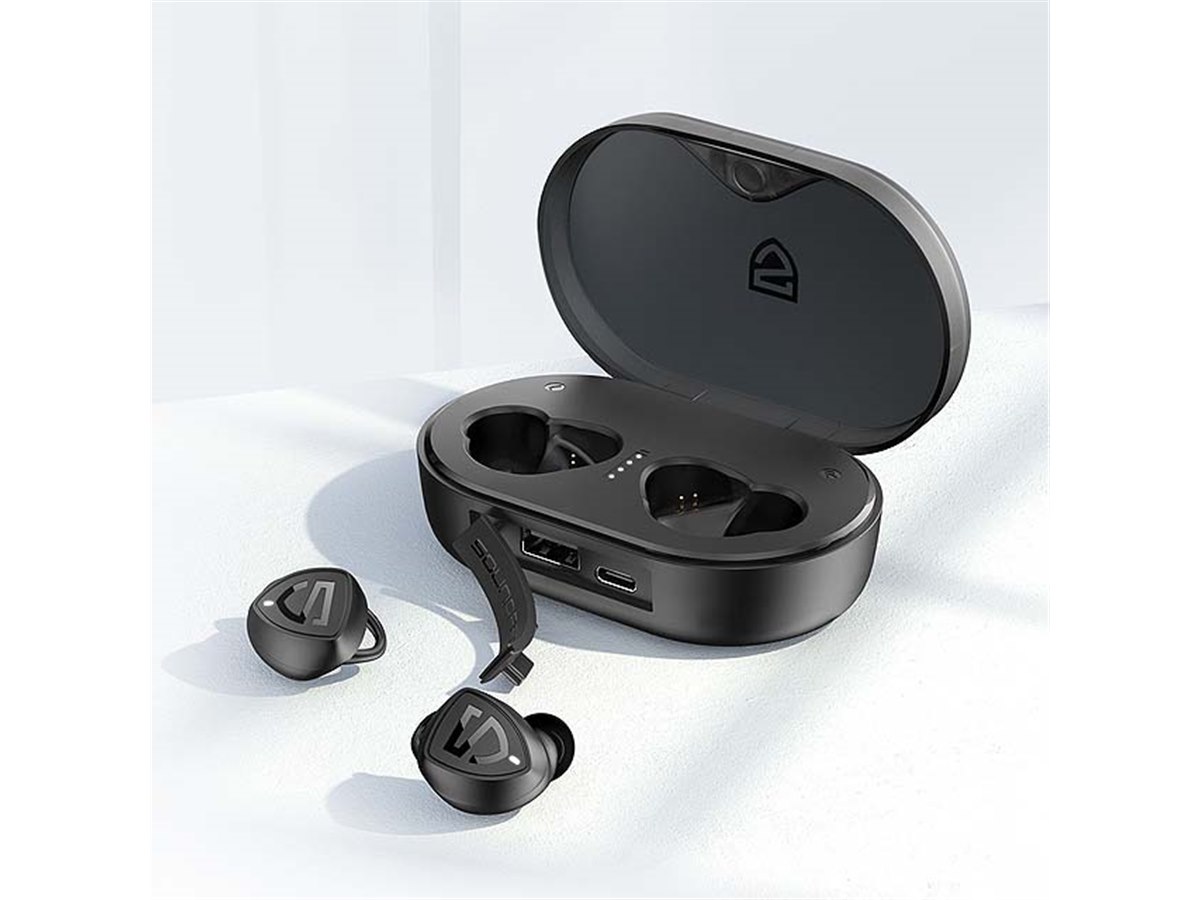 SOUNDPEATS、3000mAhの充電ケースを採用した完全ワイヤレス