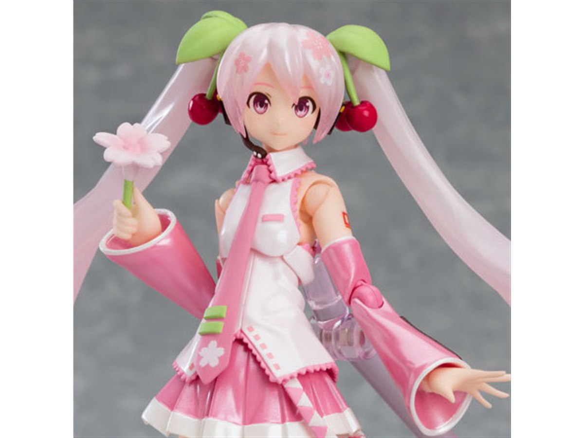 figma 桜ミク 全高約140mm 可動フィギュア figma 桜ミク