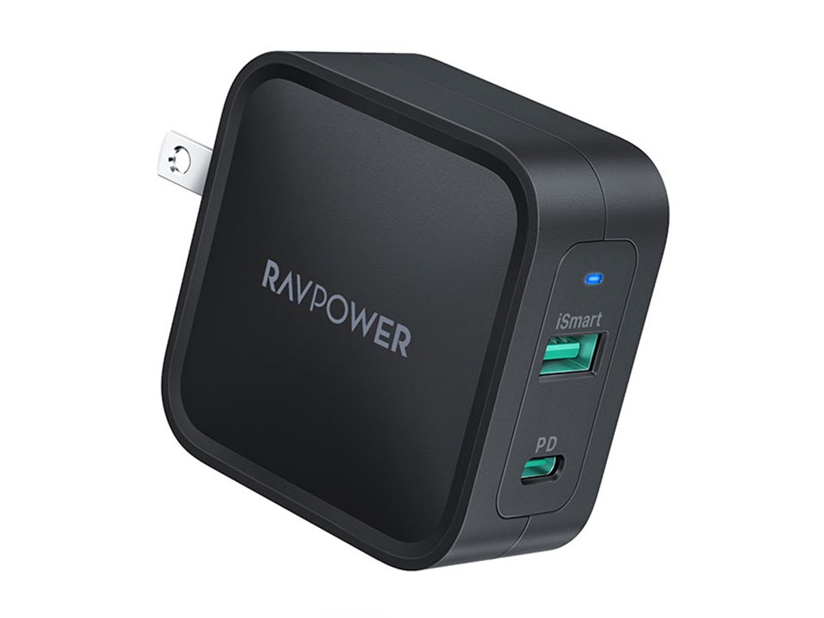 RAVPower、GaN採用でコンパクトな65W出力のUSB充電器「RP-PC133
