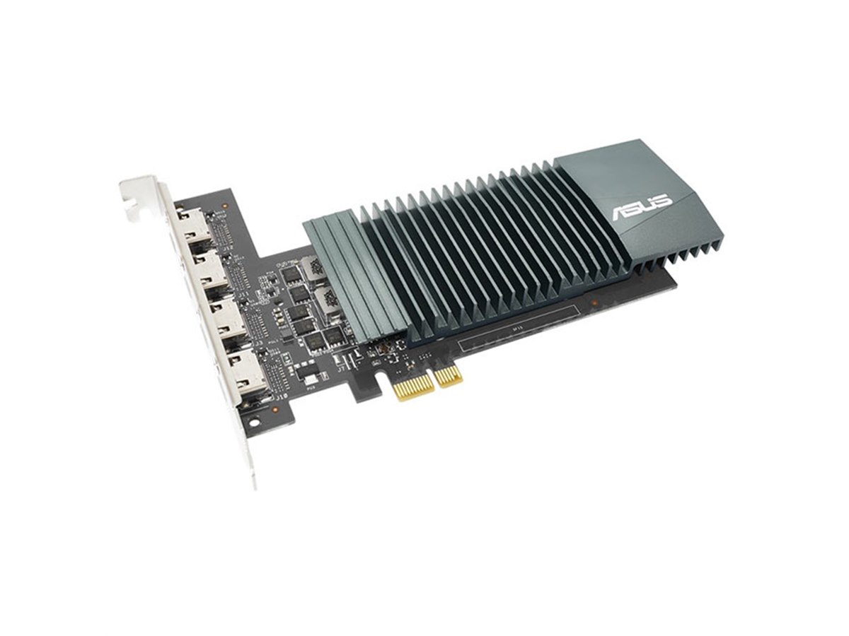 ASUS、税別6,500円のファンレス仕様ビデオカード「GT710-4H-SL-2GD5
