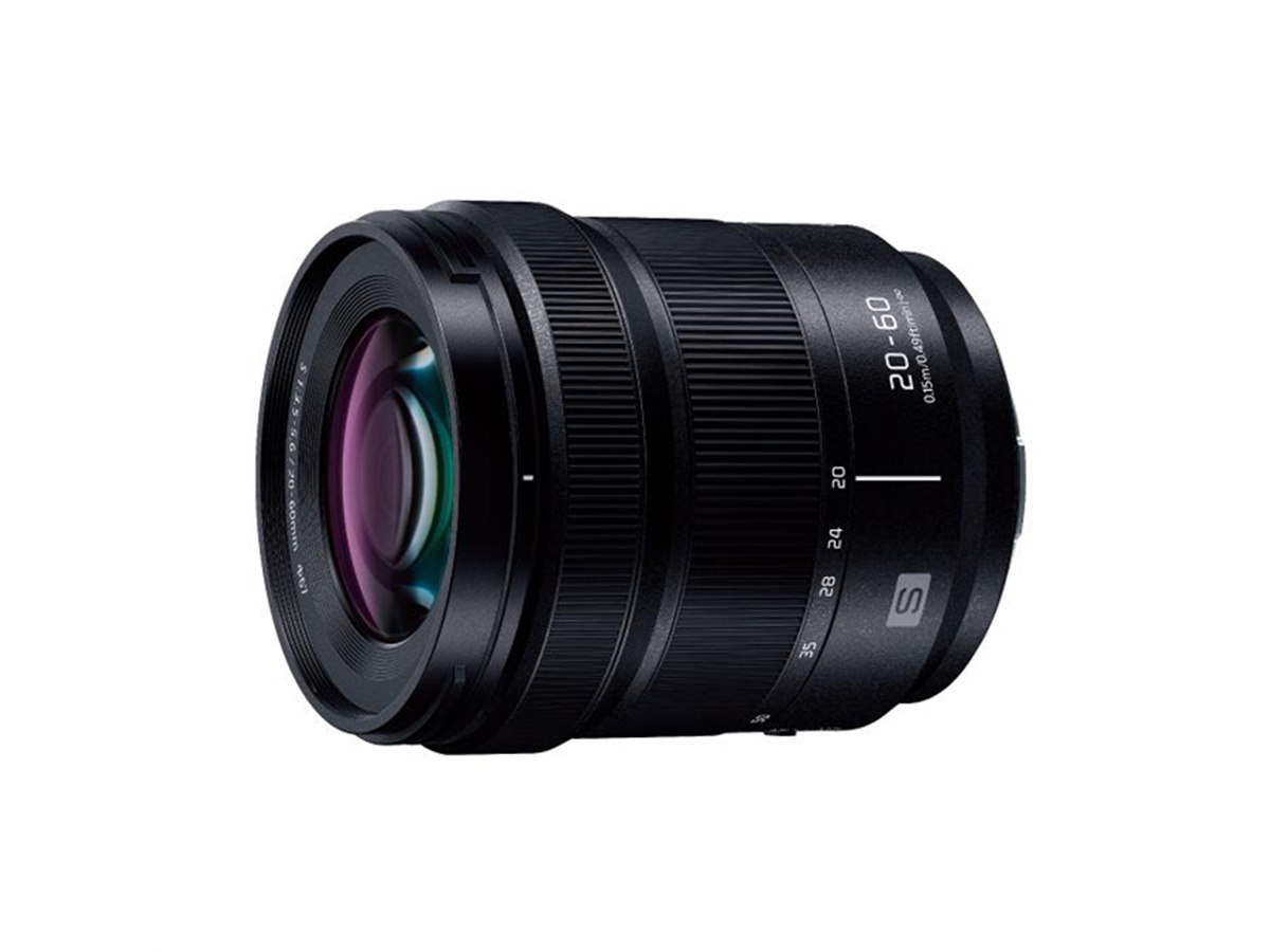Lマウント S 20-60mm 3.5-5.6 パナソニック、Lマウント用標準ズームレンズ「20-60mm F3.5-5.6