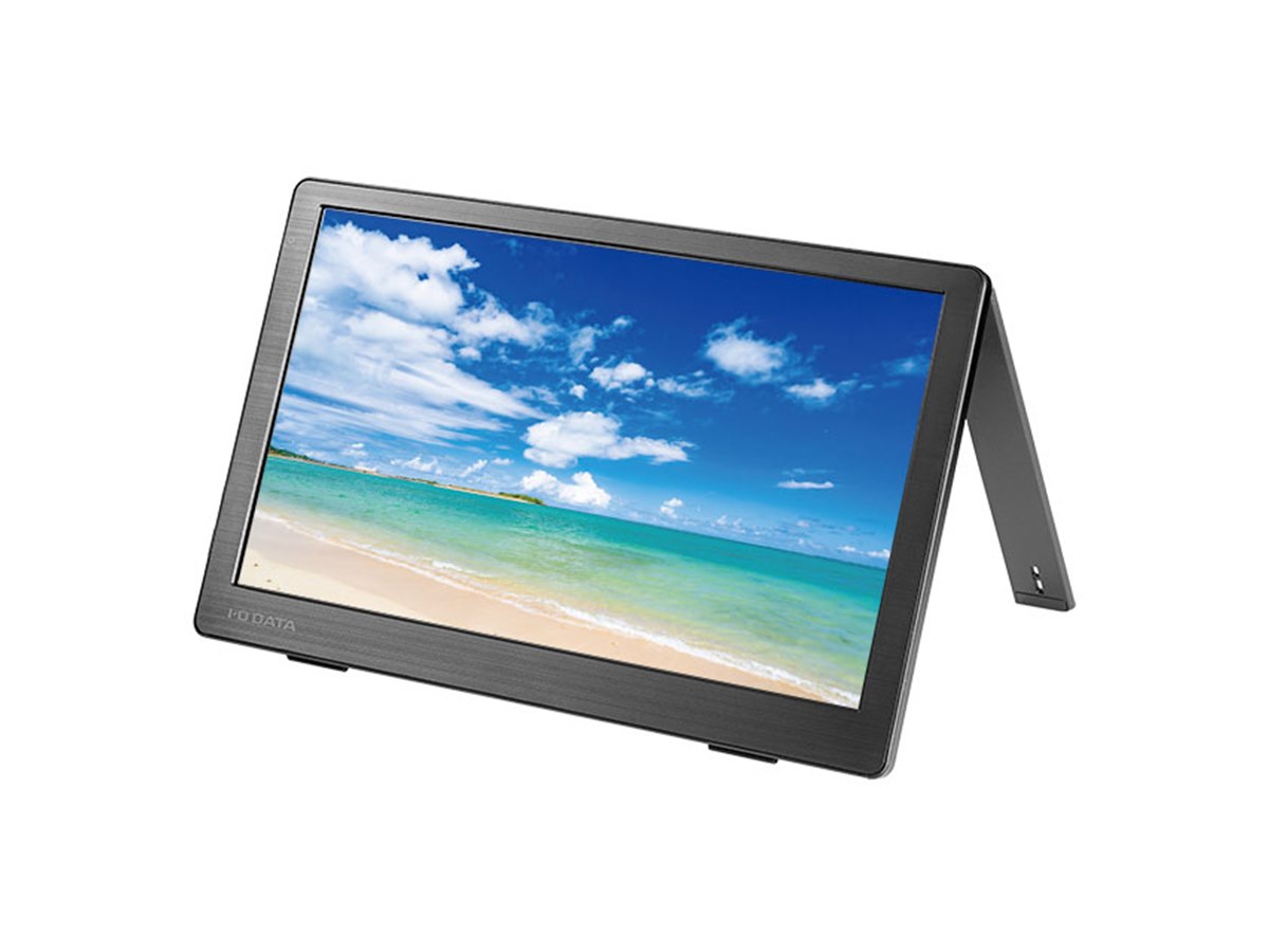 IO-DATA 13.3型モバイルディスプレイ LCD-CF131XDB-M アイ・オー、重さ約740gの13.3型モバイル液晶ディスプレイ「LCD