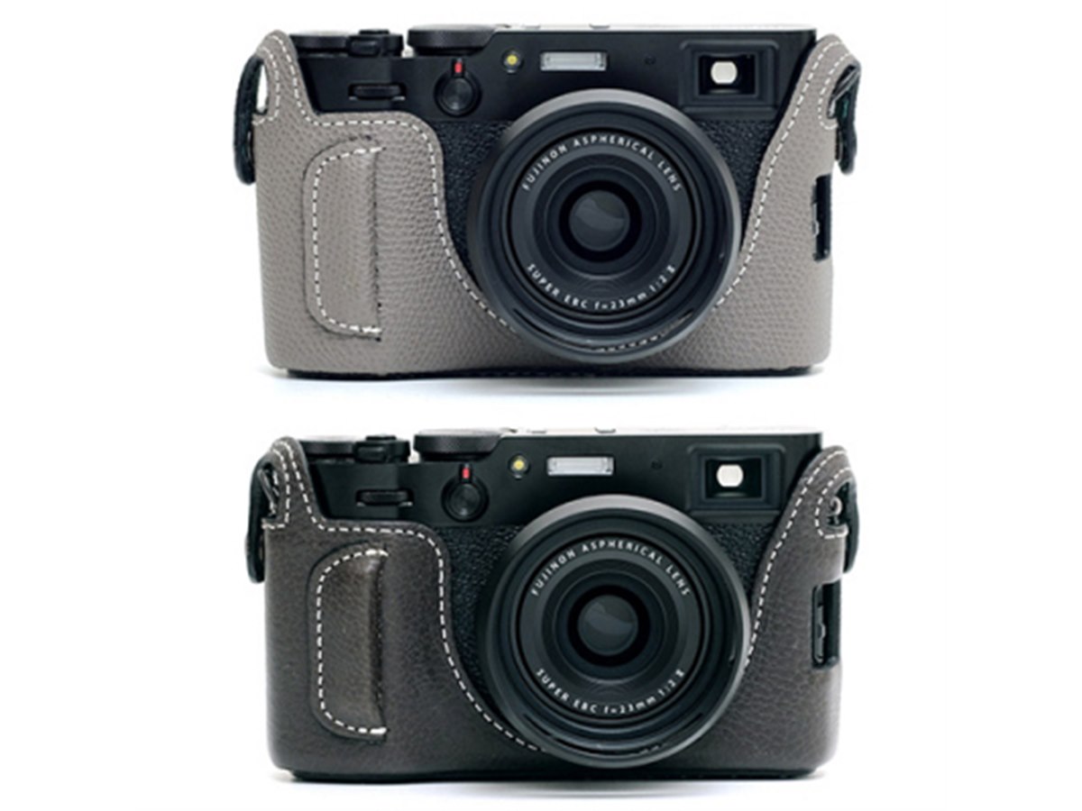 FUJIFILM X100Vレザーケース付き Fujifilm X 100V Leather Camera Case | kaza-deluxe