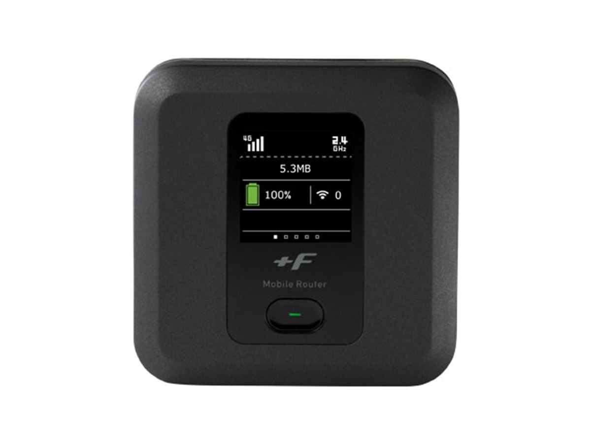富士ソフト、別売りキットでホームルーターにもなる「+F FS040W