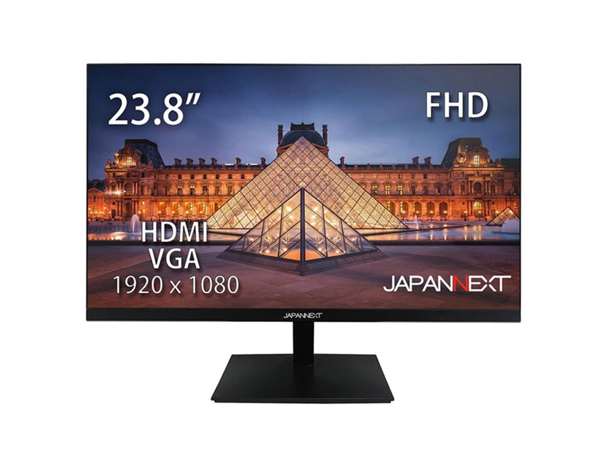 JAPANNEXT、狭額フレームレスデザインの23.8型液晶「JN-V238FHD」など