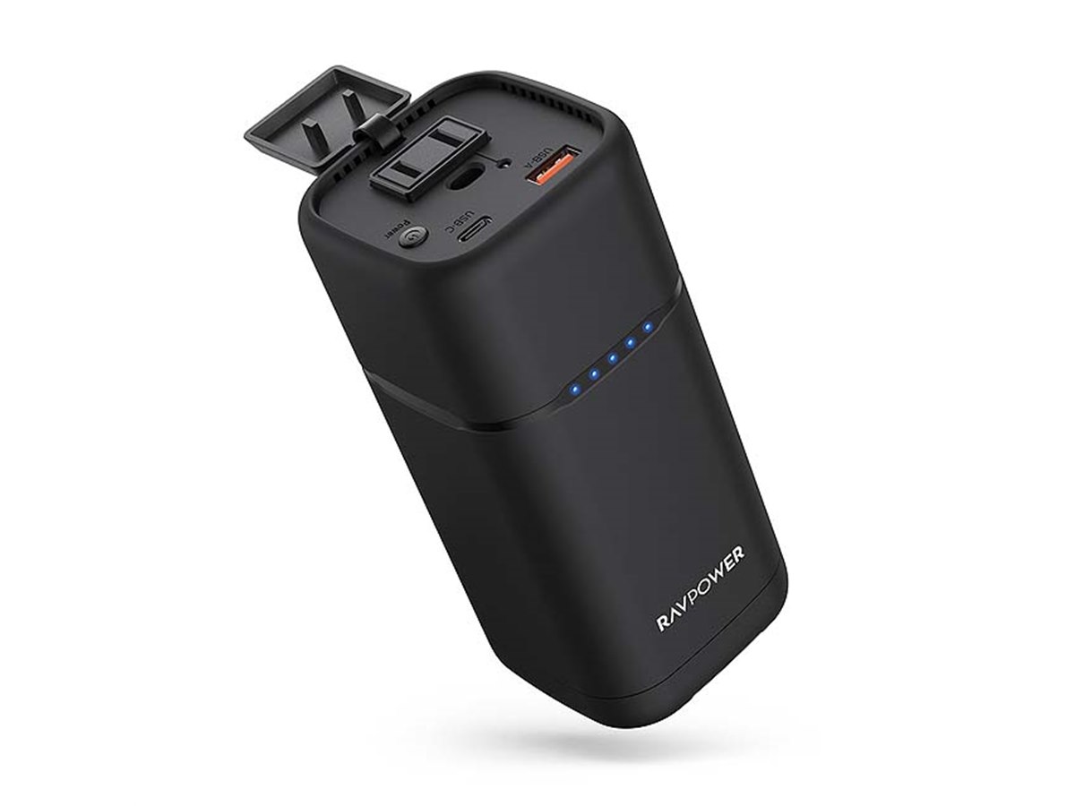 RAVPower ポータブル電源 未使用品 RAVPower、AC80W出力に対応したポータブル電源「RP-PB054Pro」 - 価格.com