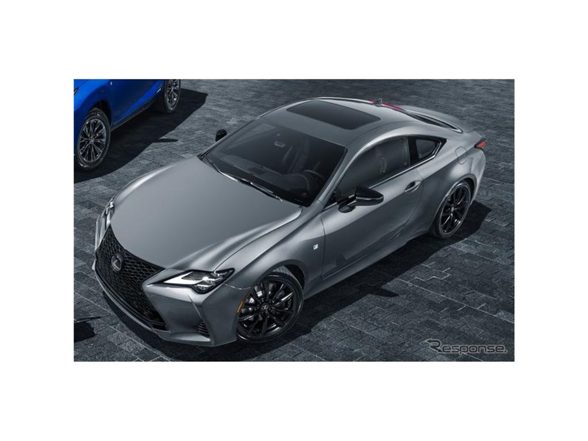 レクサス RC に2021年型、特別な「ブラックライン」設定…米国発表