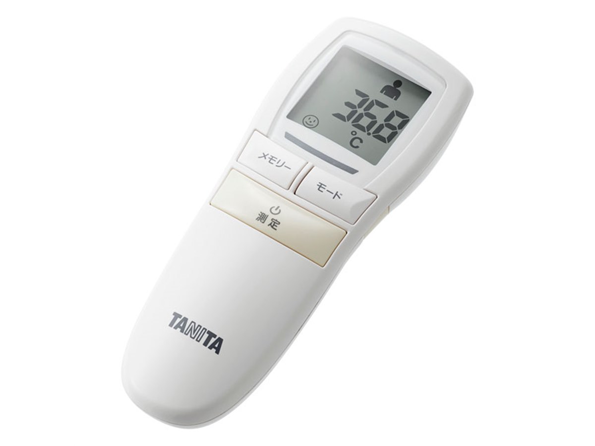 額にかざして約1秒で測定、バックライト付き「タニタ非接触体温計