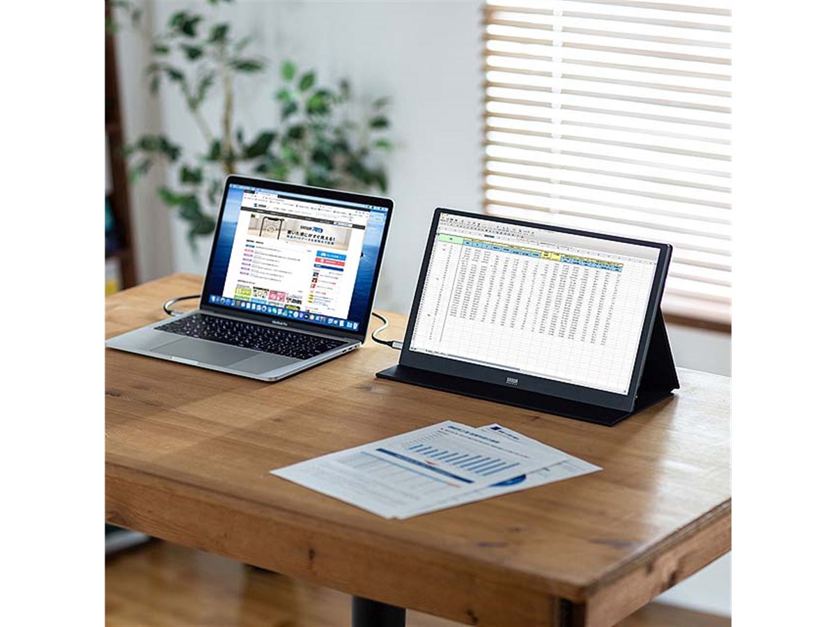 サンワ、USB Type-C接続の15.6型モバイルディスプレイ「DP-01」 - 価格.com