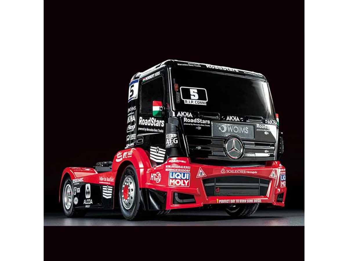 タミヤ、電動RCカー「メルセデス・ベンツ アクトロス MP4 MB モーター
