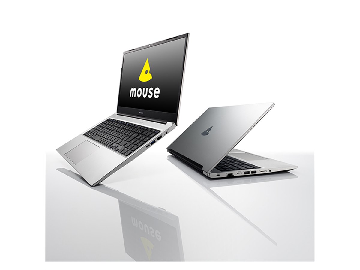 mouse、新色「ブラストシルバー」採用の15.6型ノートPC「mouse