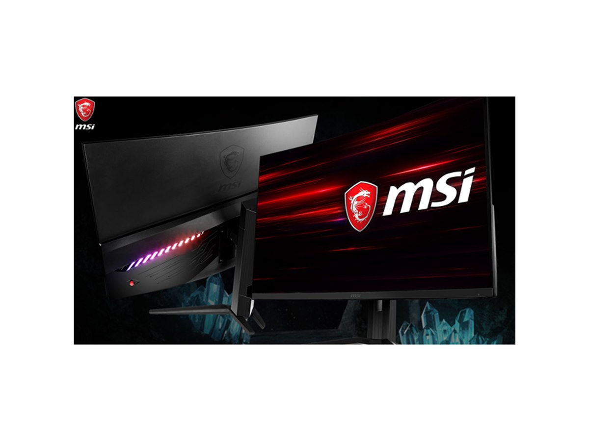MSI、最大60Hz駆動の31.5型4Kゲーミング液晶「Optix MAG321CURVJP