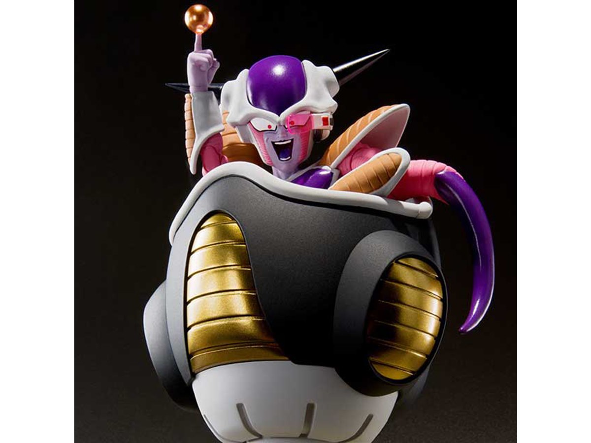 鳥山明氏監修「S.H.Figuarts フリーザ 第一形態＆フリーザポッド」の