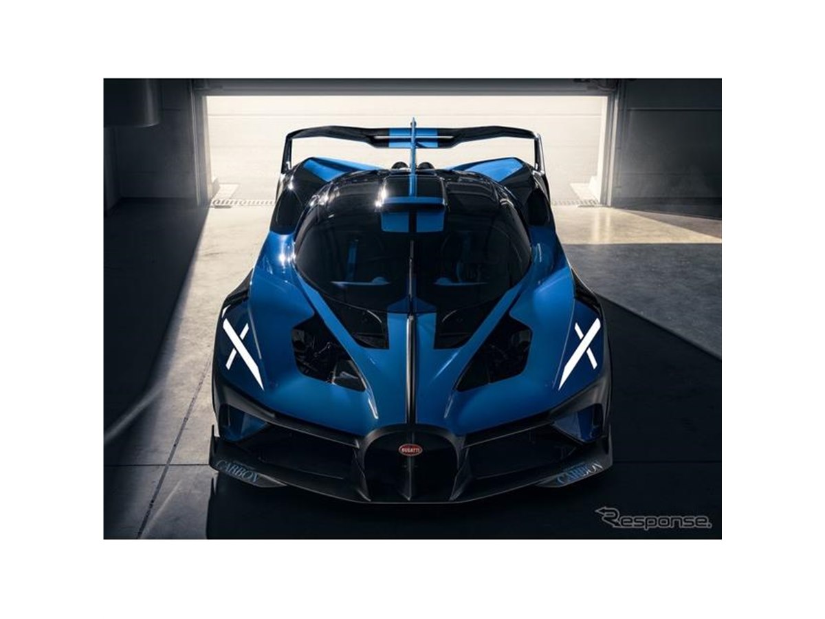 ブガッティの1850馬力ハイパーカー『ボリード』、新写真公開…CEO「砲弾