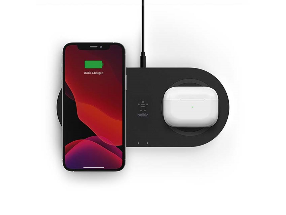 Belkin ベルキン/ワイヤレスチャージャー/WIZ009/45B10F63B50908/パソコン関連/Bランク/77【中古】 ベルキン、最大15W出力に対応したQiワイヤレス充電器2機種