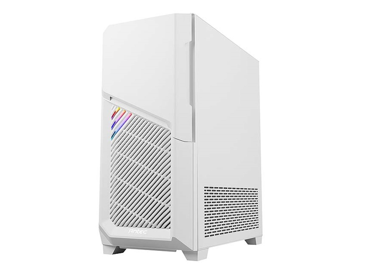 Antec、強化ガラスを採用したミドルタワーPCケース「DP502 FLUX WHITE