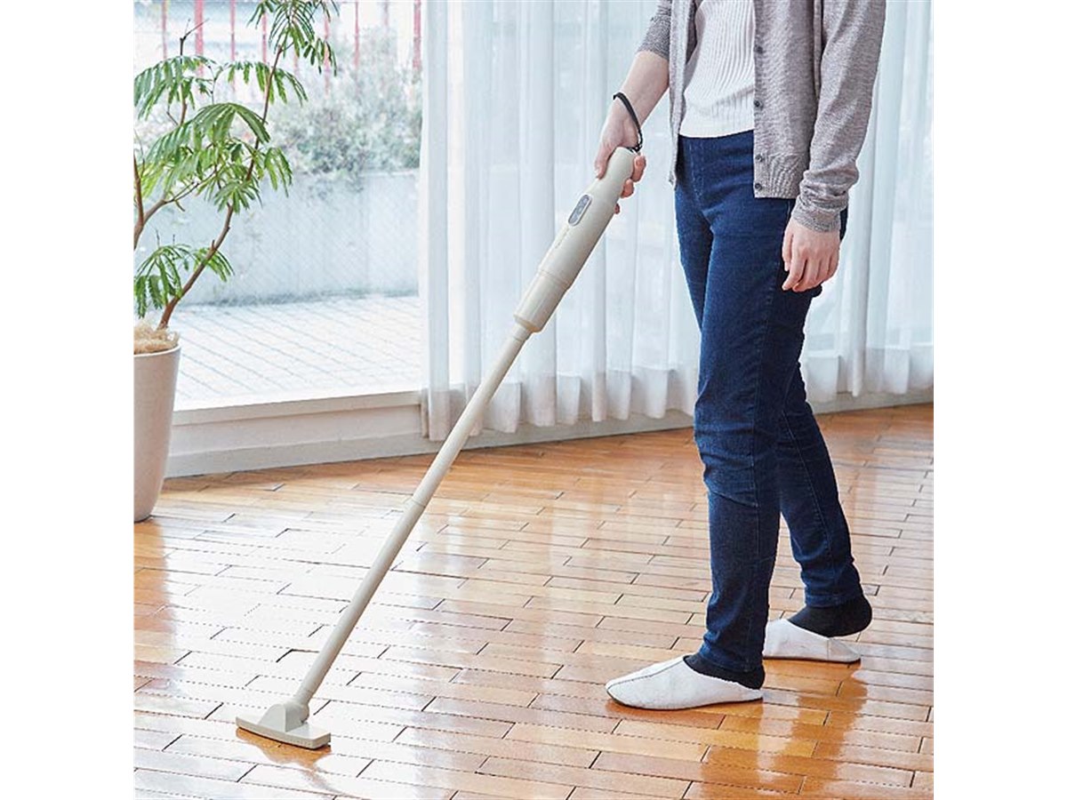 レコルト、ロングパイプをセットにした「コードレス スティック