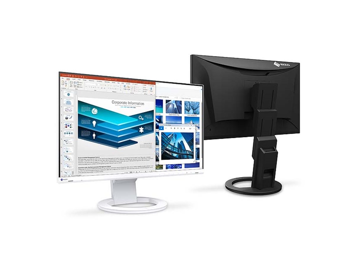 EIZO FlexScan EV2480 USB-C モニター EIZO、USB Type-C接続に対応した23.8型液晶ディスプレイ