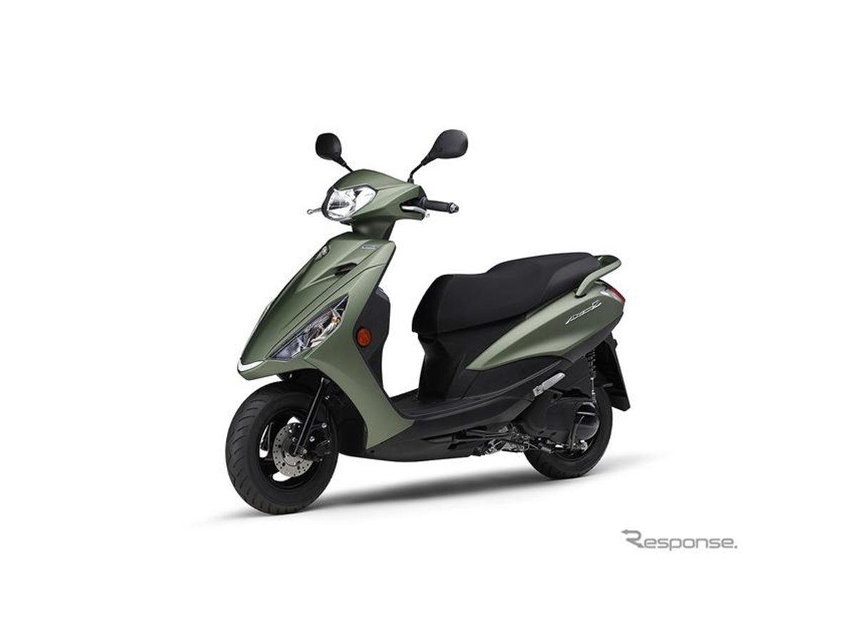 ヤマハ アクシスZ、2021年モデル発売へ 新色マットグリーンを採用