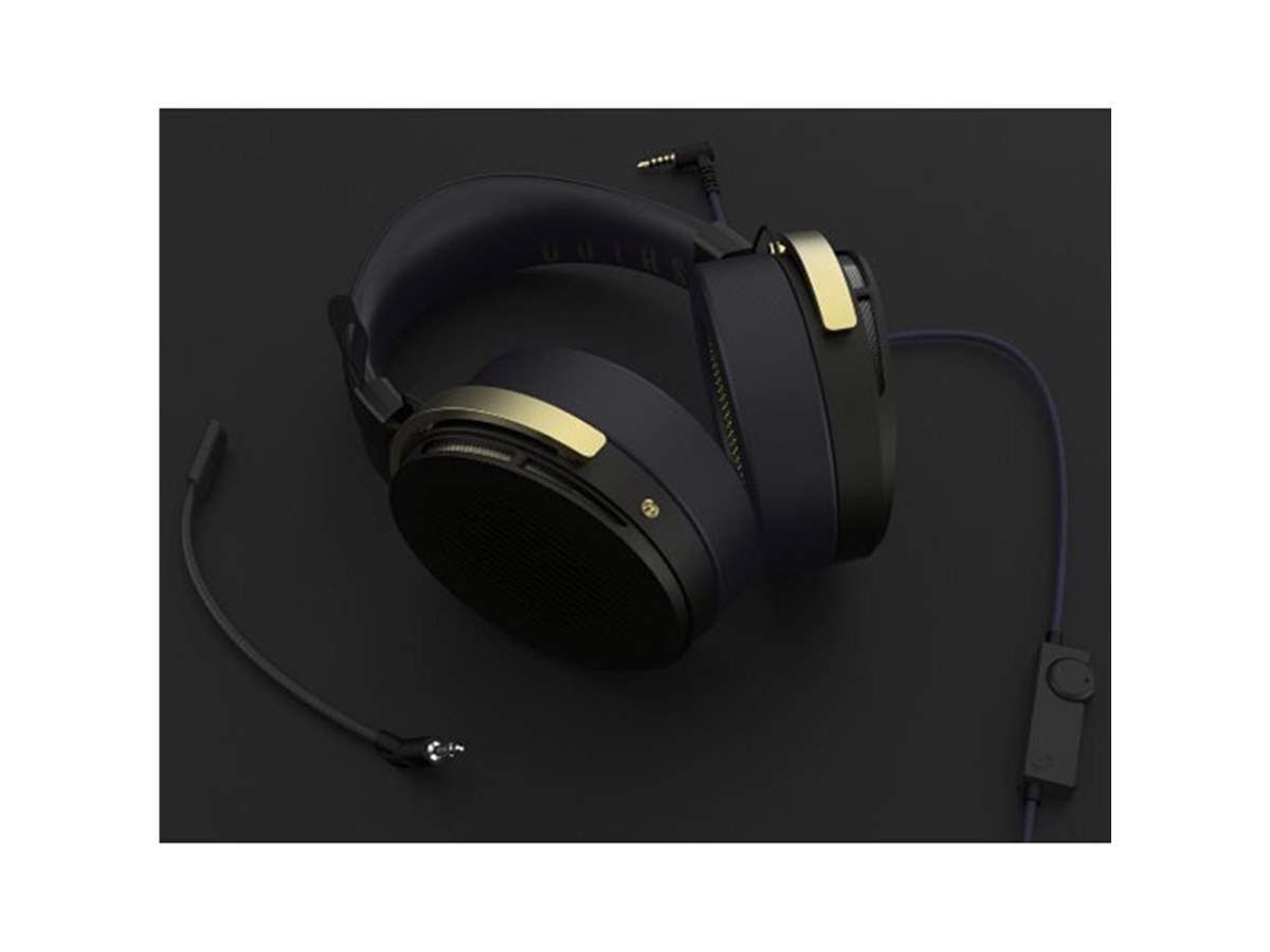 オンキヨー、接触面のムレを防ぐゲーミングヘッドセット「SHIDO:001