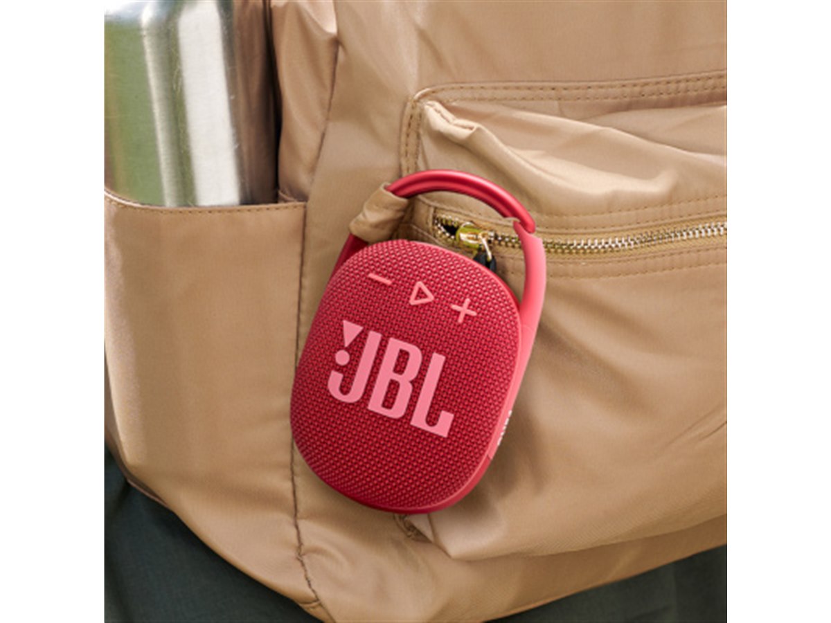 JBL、丸洗いできる防水・防塵Bluetoothスピーカー「CLIP4