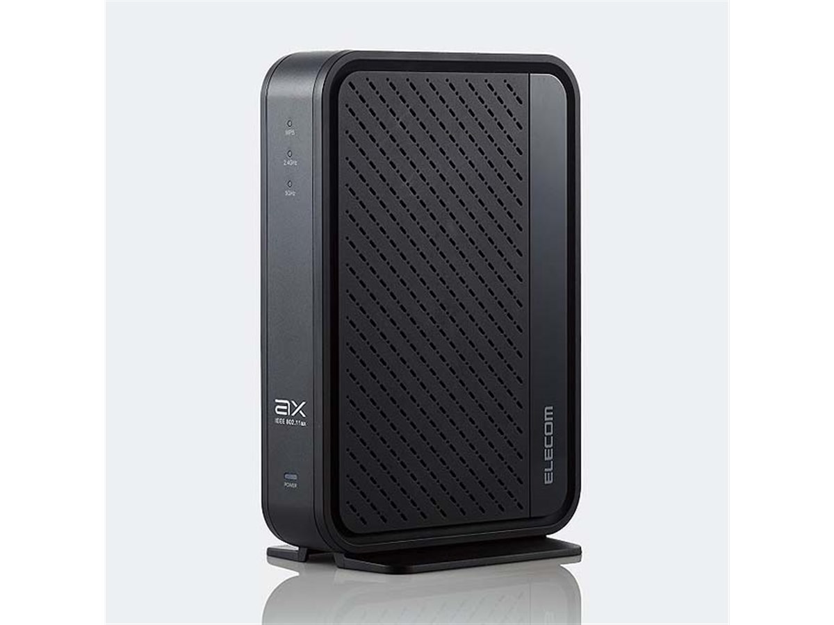 エレコム、10,978円のWi-Fi 6対応無線LANルーター「WRC-X3000GSN