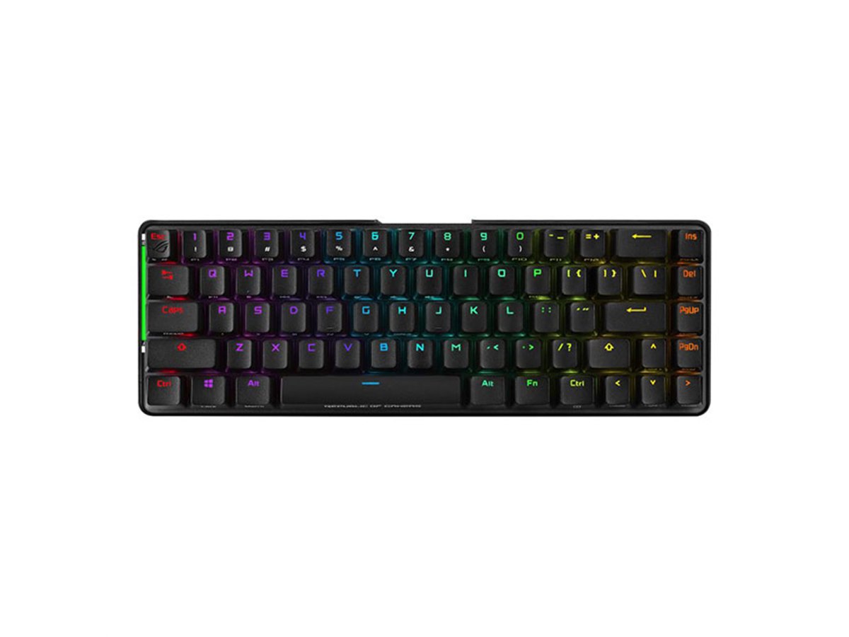 ASUS ゲーミングキーボード ROG Falchion メカニカルワイヤレス ASUS ROG Falchion」レビュー。タッチパネル搭載のワイヤレス65