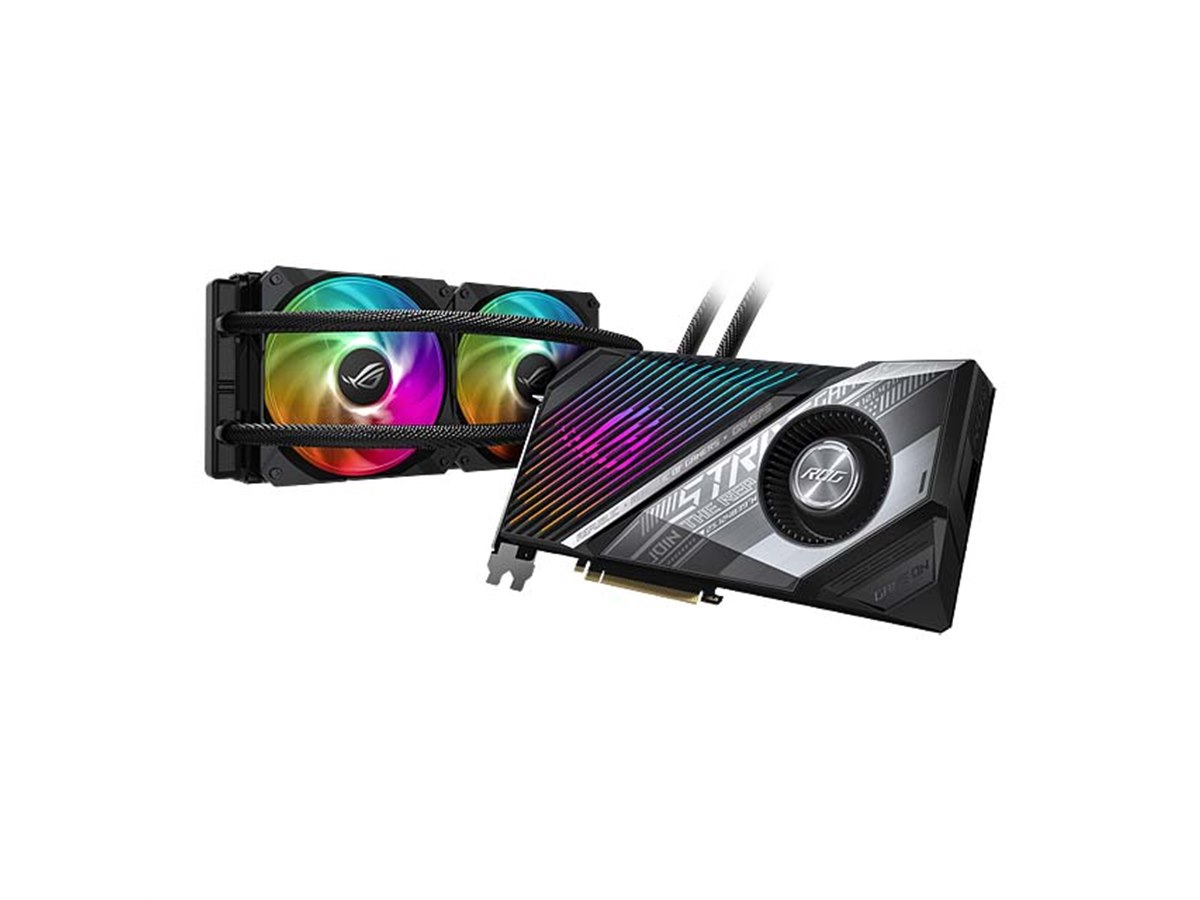 ASUS、水冷を採用したゲーミングビデオカード「ROG-STRIX-LC-RX6800XT