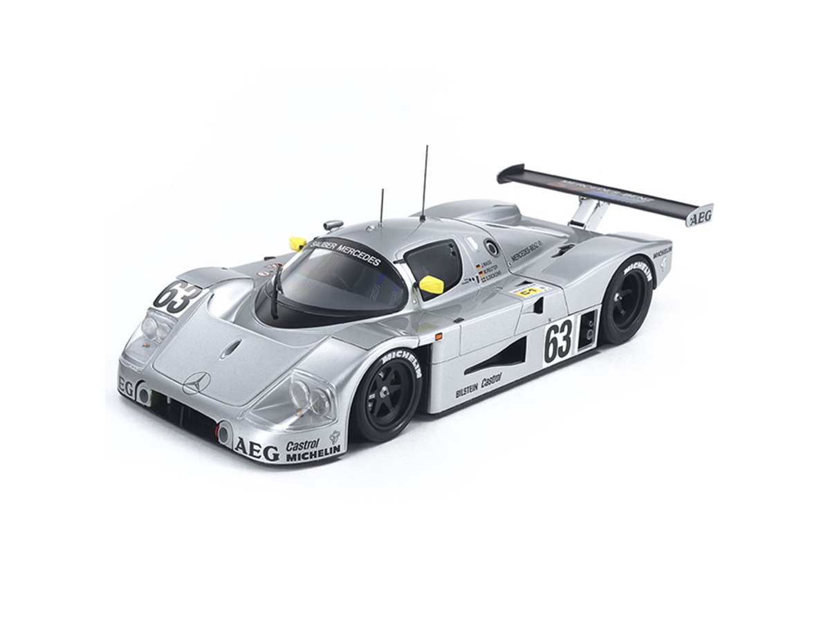 タミヤCカー★メルセデス★カスタムカーボン、サーボ、ブラシレス、スペアパーツ付き タミヤ、V8ツインターボを再現した「ザウバー メルセデス C9」1/24模型