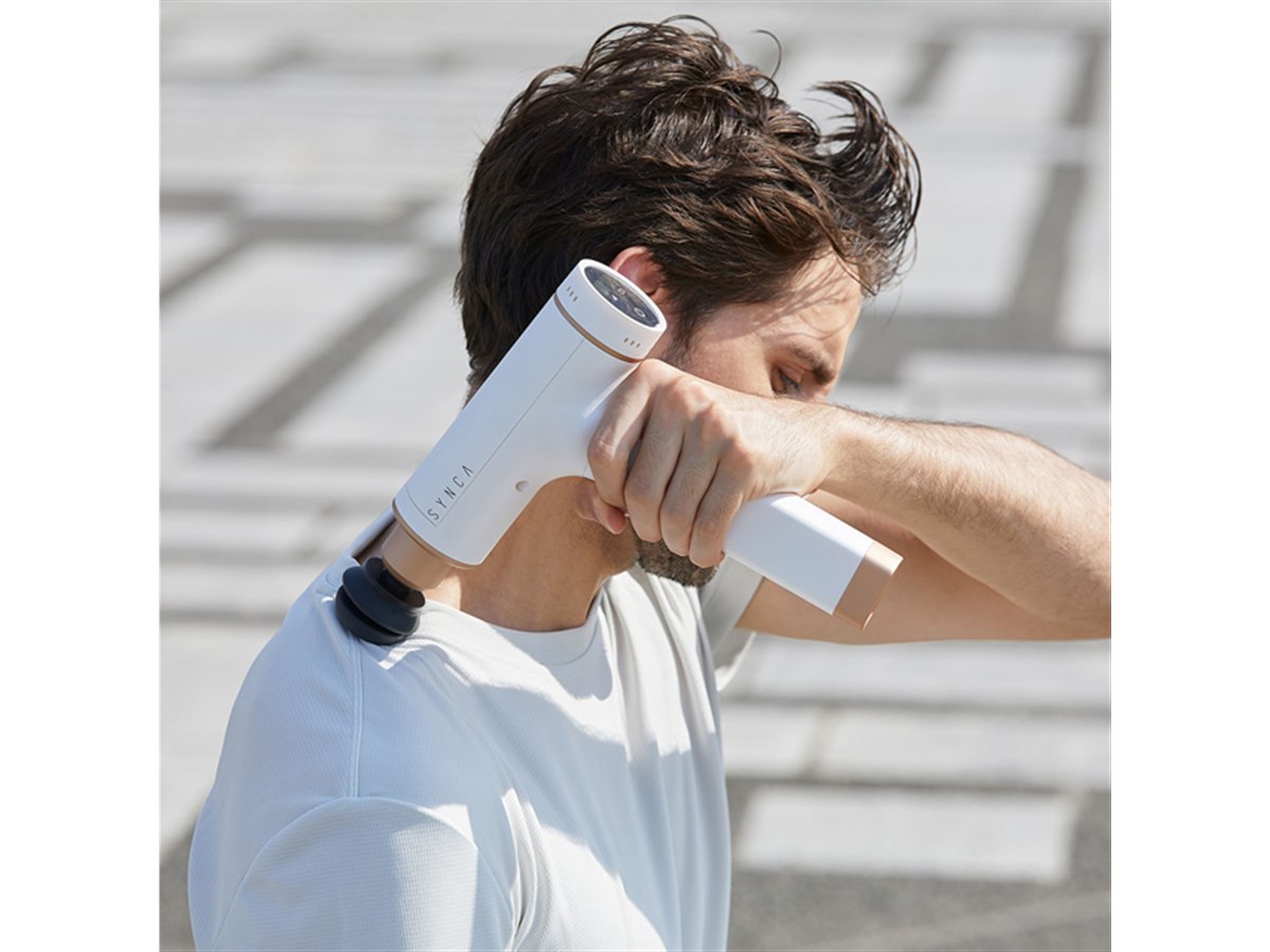 SYNCA マッスルパーカッションガン HM190 マッスルパーカッションガン KiTTA HM190 | 美容健康ブランド