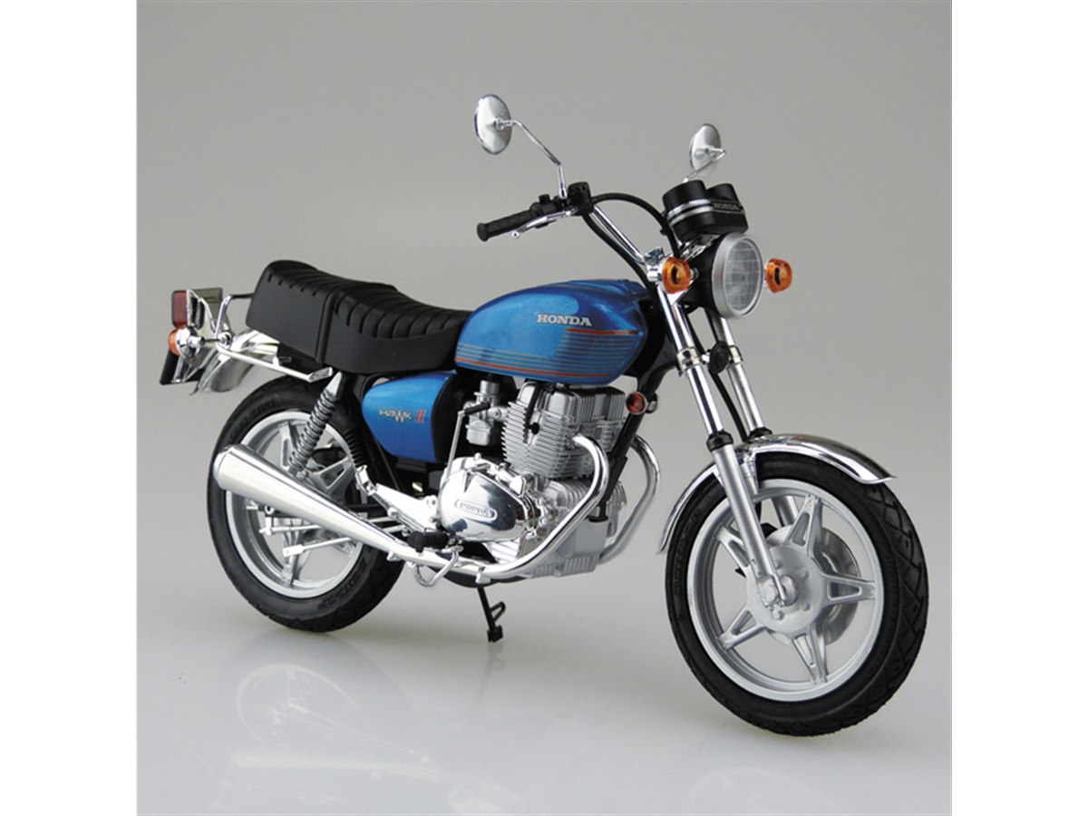 Hawk II ヤシメガ2　CB400T アオシマ 1/12 HONDA HAWK Ⅱ CB400T （1977）を作ろう！ その1