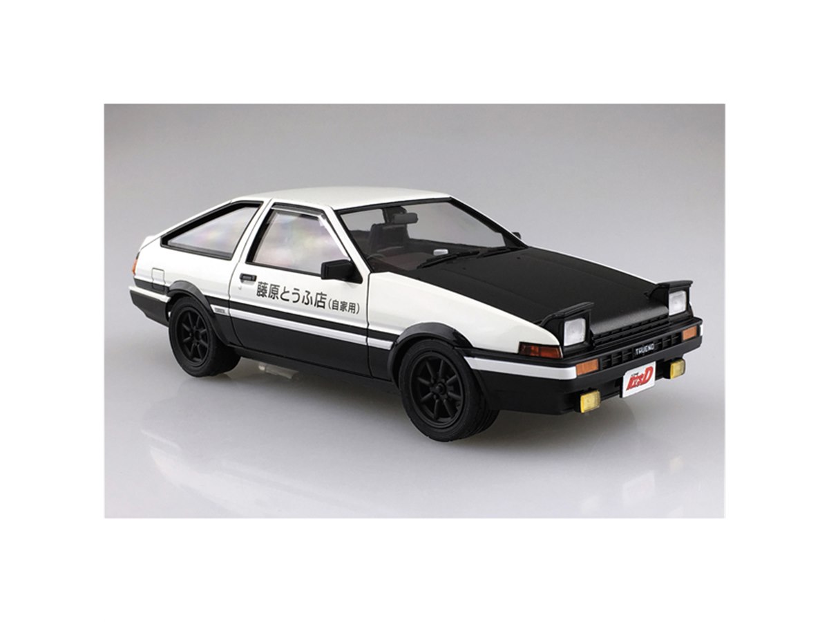 頭文字D」第37巻の「AE86トレノ」1/24模型、小柏カイ戦仕様を再現