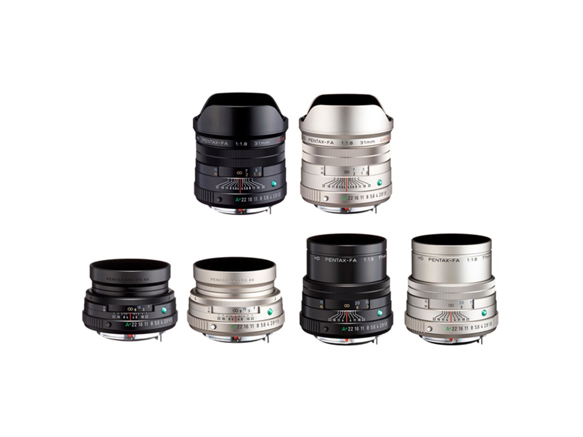 リコー、Kマウント用交換レンズ「HD PENTAX-FA Limited」3機種 リコー、Kマウント用交換レンズ「HD PENTAX-FA Limited」3機種