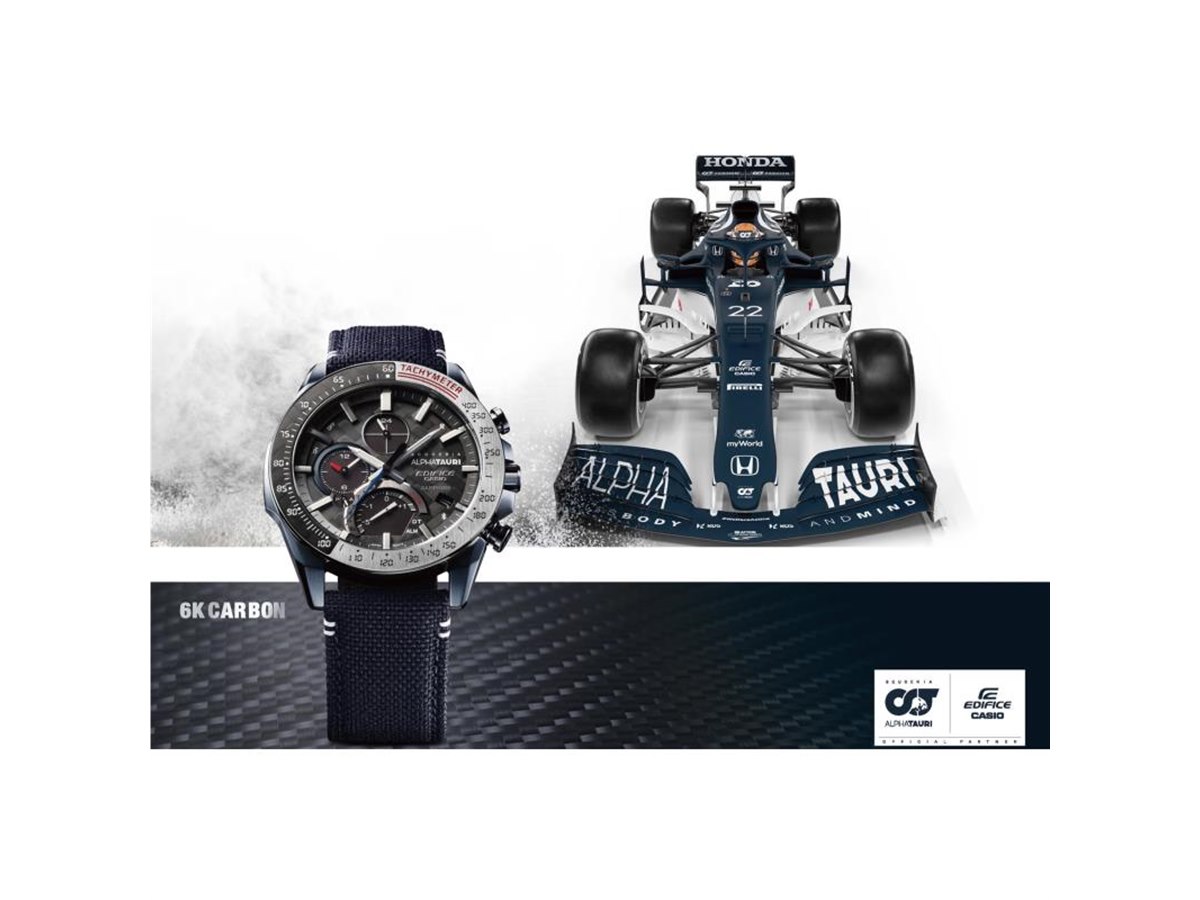 F1チームのスクーデリア・アルファタウリとコラボ カシオから特別な高 