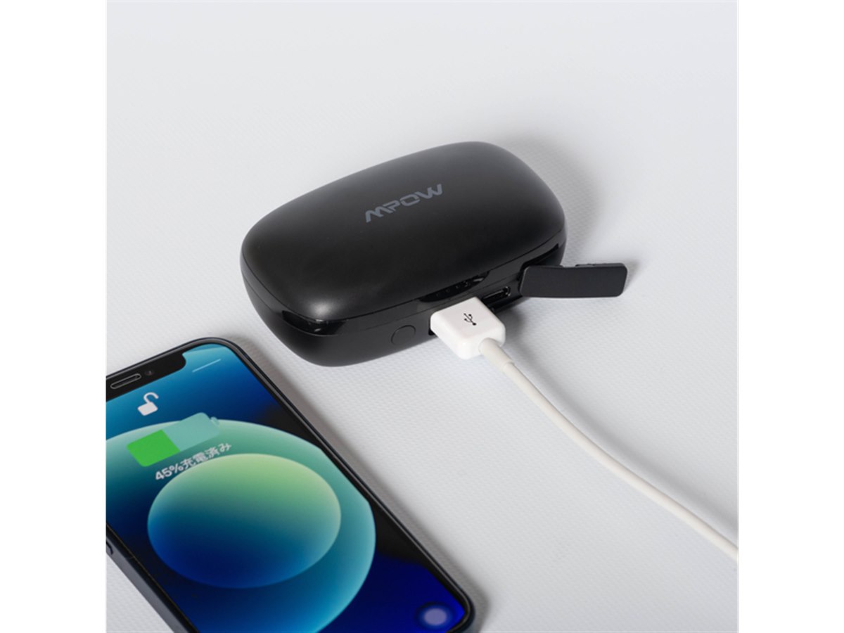 新品のヘッドホン、イヤホン、モバイルバッテリー Amazon | 【本体+ワイヤレスイヤホンセット】 エレコム モバイル