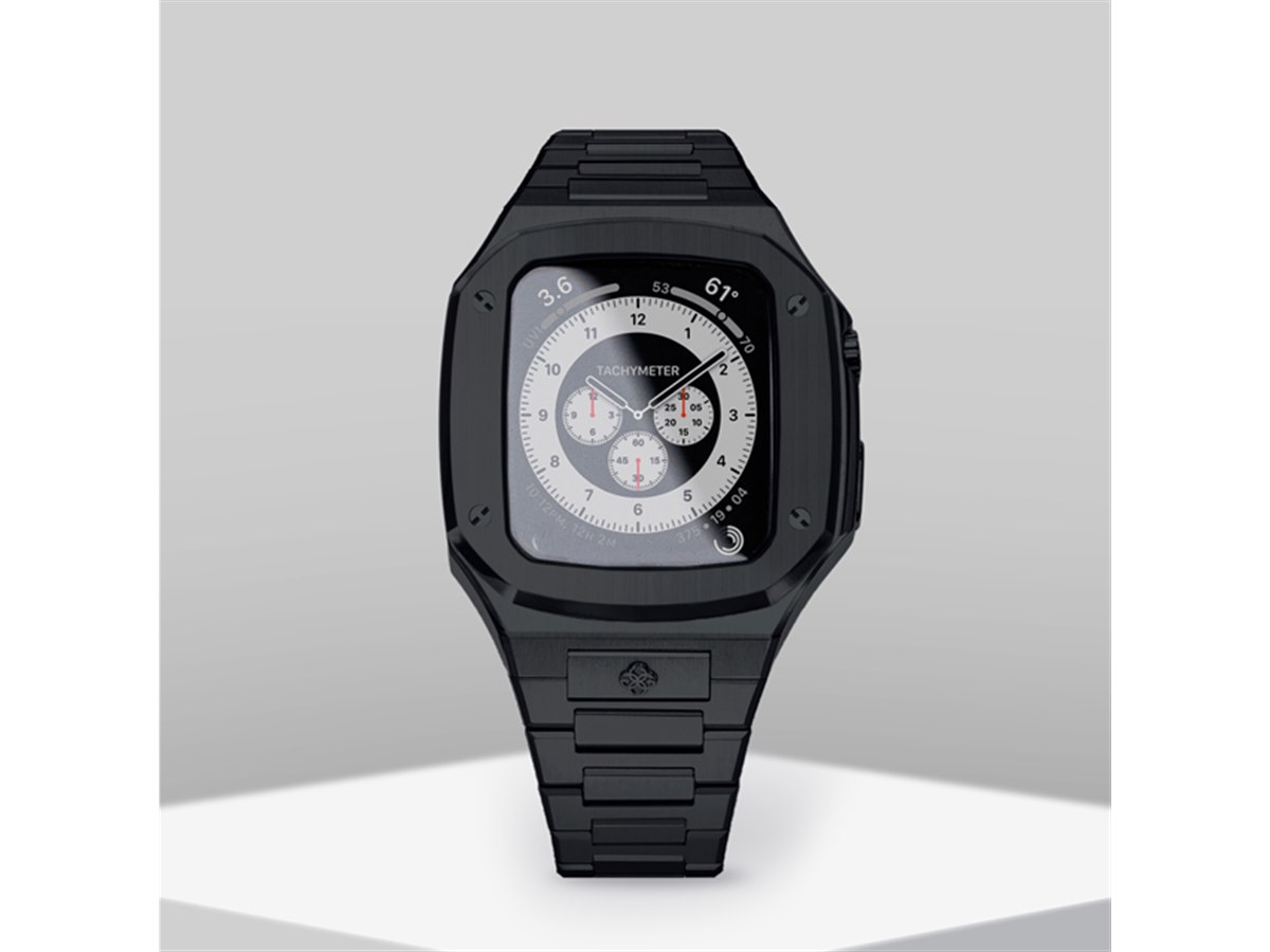 132,000円、オールブラックの高級Apple Watchケース「EV44 BLK