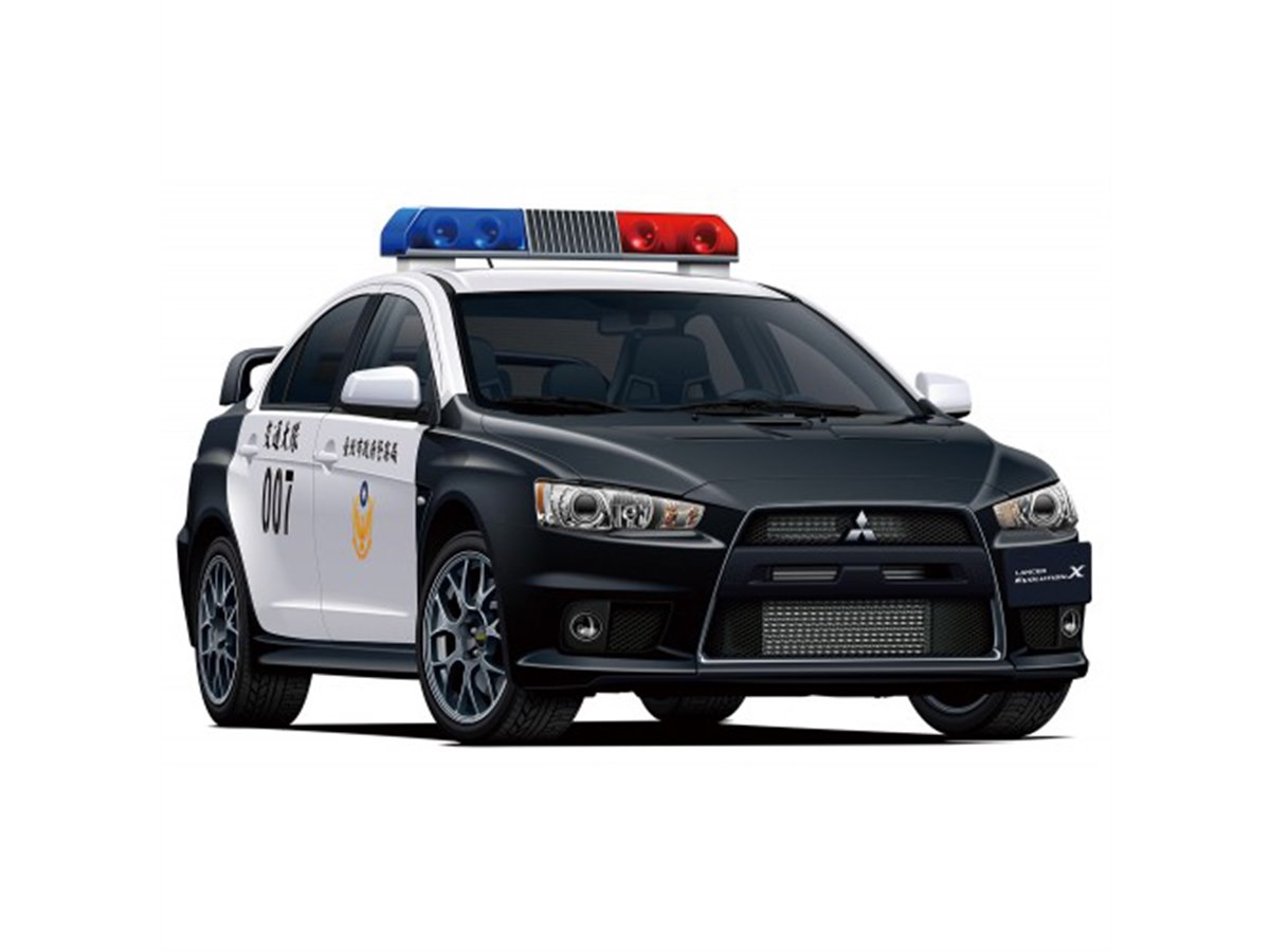 AOSHIMA、“台北市政府警察局のパトカー”をイメージした「ミツビシ CZ4A」1/24模型 - 価格.com