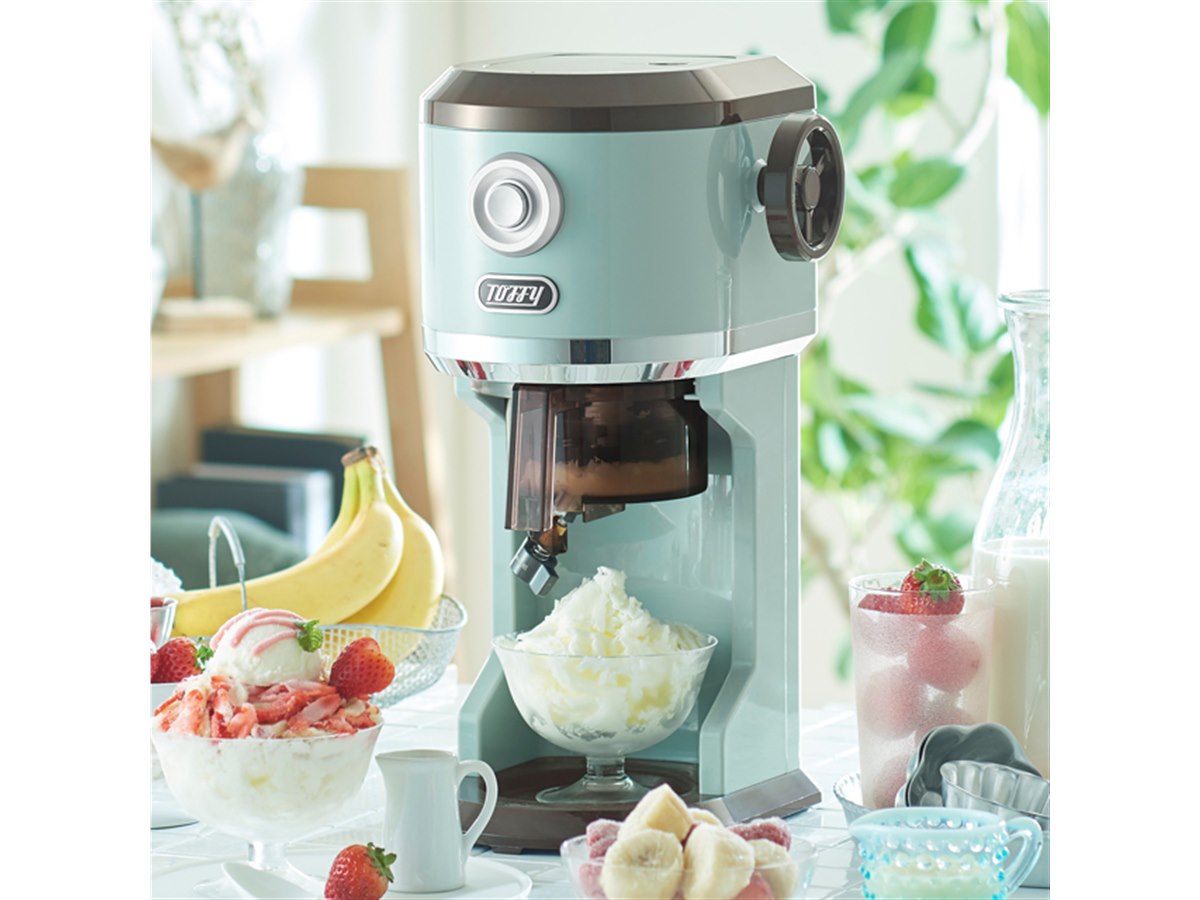 ラドンナ「Toffy 電動ふわふわかき氷器」がリニューアル、冷凍フルーツ
