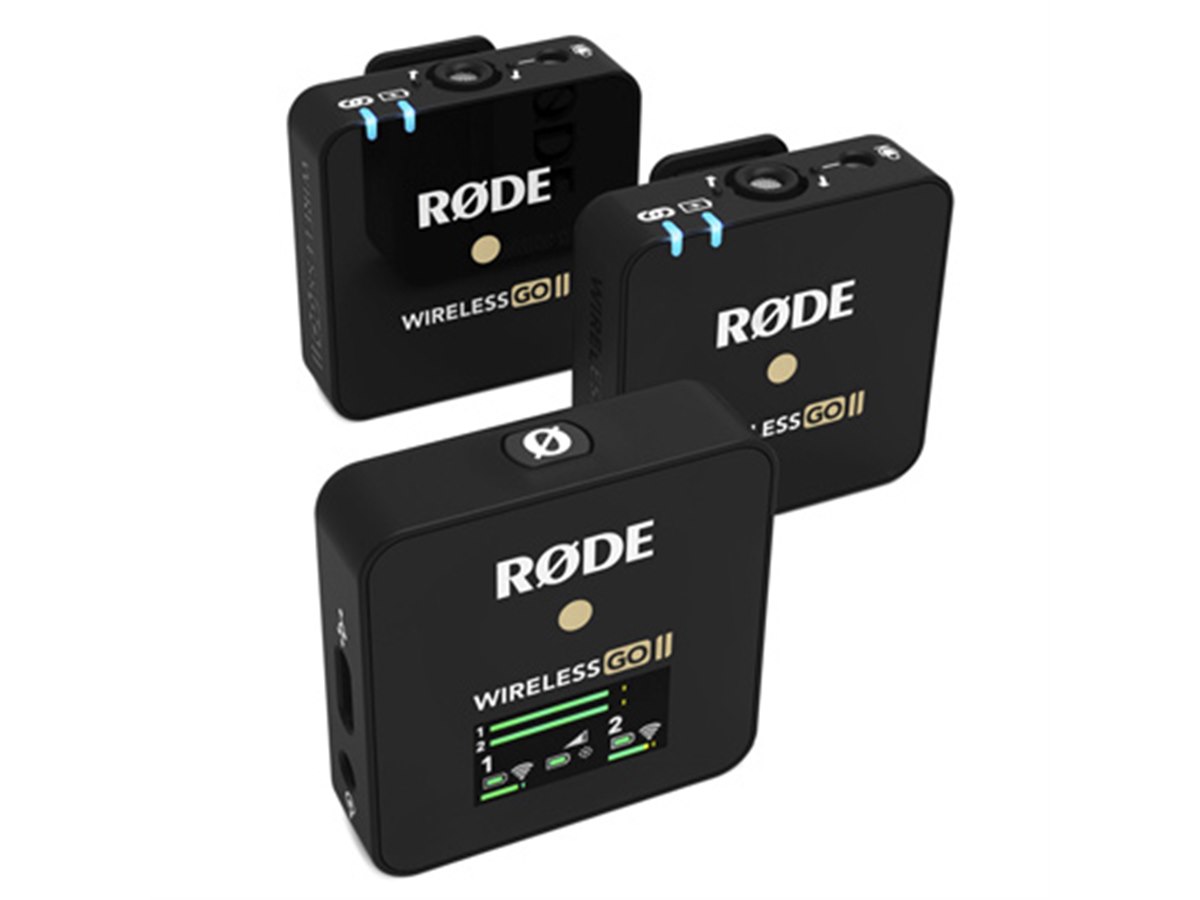 RODE、デュアルチャンネル対応の小型マイクシステム「ワイヤレスゴー